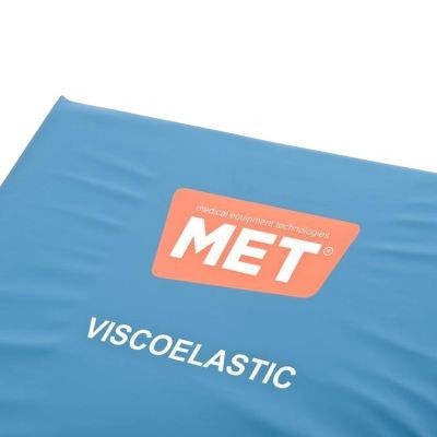 Матрас медицинский беспружинный с водонепроницаемым чехлом МЕТ 3D VISCO NEW