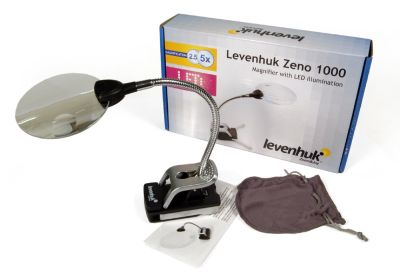 Лупа Levenhuk (Левенгук) Zeno 1000, 2,5/5x, 88/21 мм, 2 LED