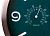 Часы настенные Bresser MyTime ND DCF Thermo/Hygro, 25 см, бирюзовые